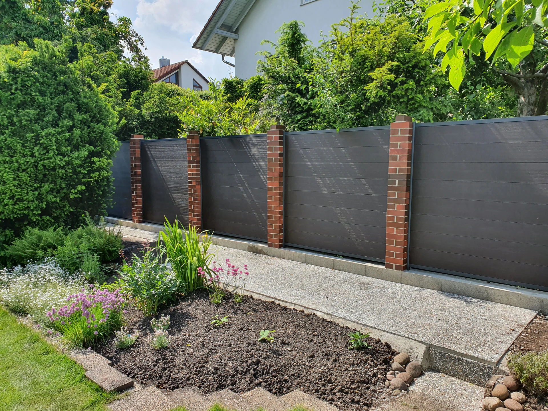 Zaunbau Bobingen WPC-Zaun